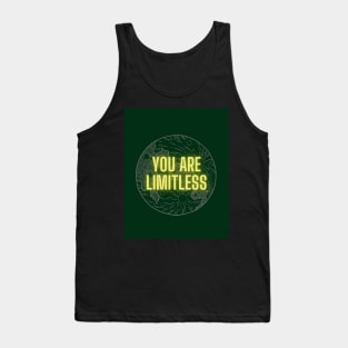 You are Limitless Green Moon Tank Top